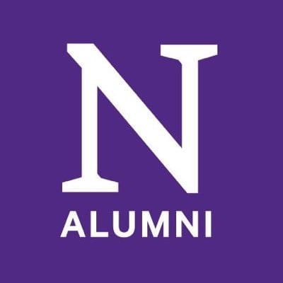 The logo of the Northwestern Alumni Association