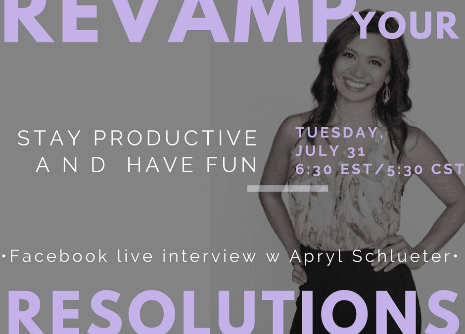 Stay productive Facebook live interview