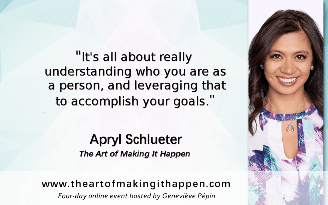 The art of making it happen event poster